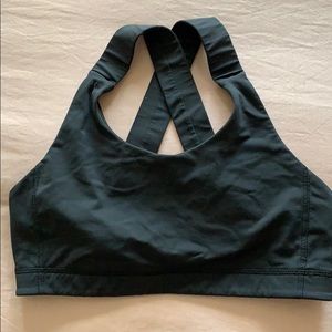 Lululemon black sports bra size 12